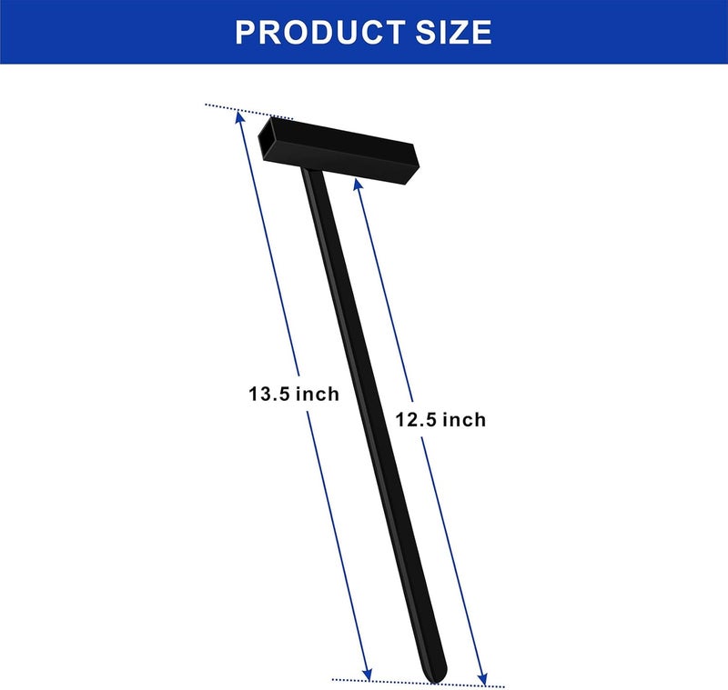 VANROUG Golf Grip Removal Tool,Black V-Groove Grip Remover Saver 11" for Standard Length Swinging Grips,Golf Grip Kit,Grip Repair Tool,Golf Grip Tool,Gripping Tool - Image 1